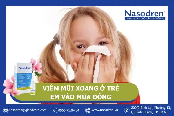 Viêm mũi xoang ở Trẻ em vào mùa đông