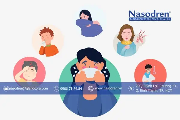 các triệu chứng của viêm xoang mũi