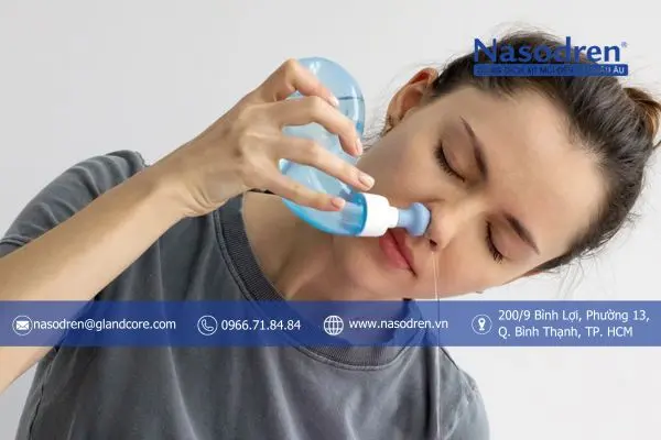 cách vệ sinh mũi khi bị viêm xoang tại nhà