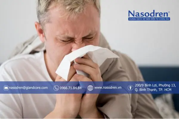 chảy nước mũi triệu chứng của viêm xoang