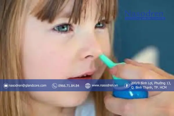 điều trị viêm mũi xoang ở trẻ em