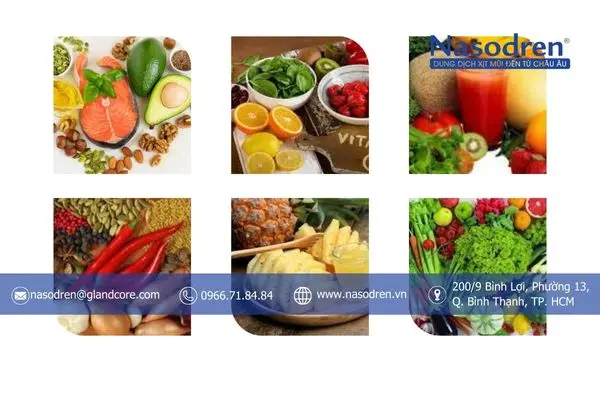 người mắc viêm xoang mũi nên ăn gì là tốt nhất