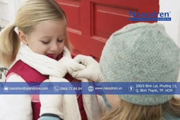 phòng ngừa viêm mũi xoang ở trẻ em vào mùa đông