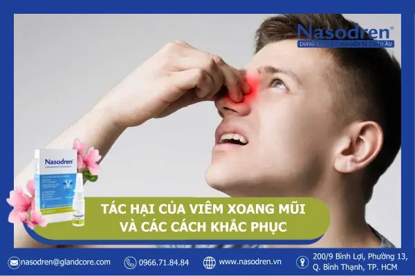 Tác hại của viêm xoang mũi và các cách khắc phục