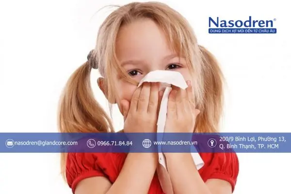 viêm mũi xoang ở trẻ em vào mùa đông